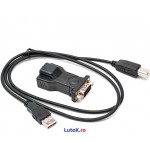 Cablu adaptor USB la serial RS-232 (USB-RS-232 P) - www.lutek.ro